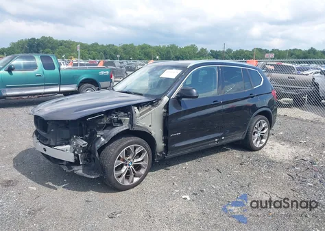 2016 BMW X3 xDrive28I z USA, uszkodzony, nr VIN 5UXWX9C52G0D93853